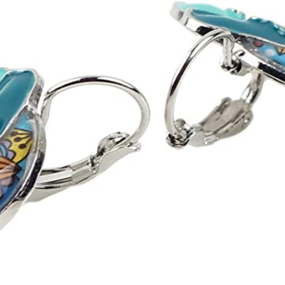 Jewelry Set: Enamel Alloy Cartoon Elephants - Picture 2 of 8